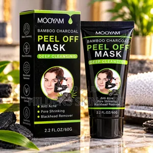 MOOYAM Bamboo Charcoal Peel-Off Mask 60g – Blackhead Remover