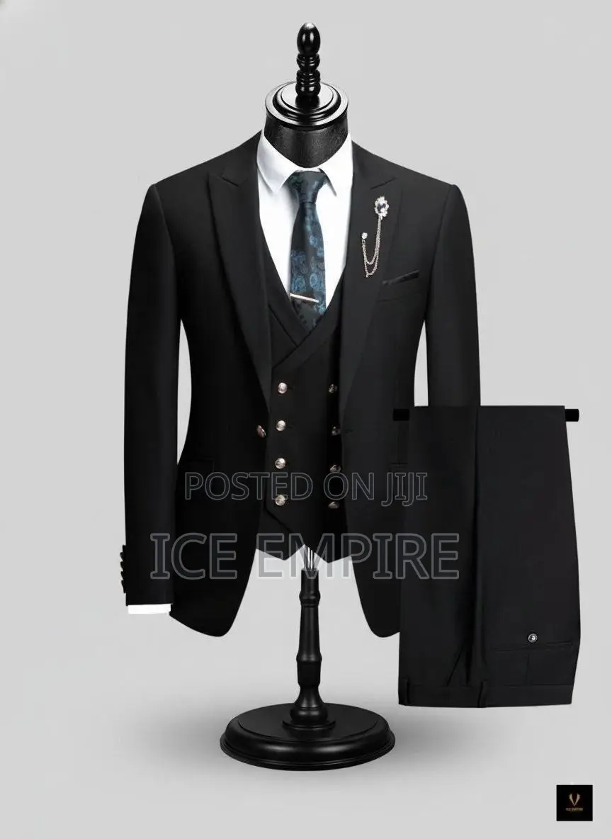 Black Plain Suit