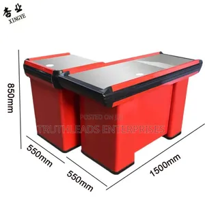 Supermarket Cashier Counter Desk for Checkout