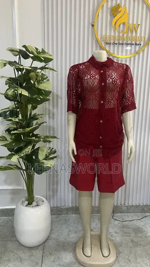 Lace Shirt and Short