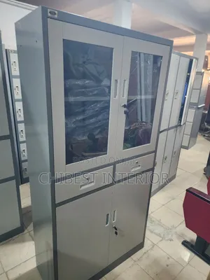 Executive Brand New Office Cabinet With Glass.
