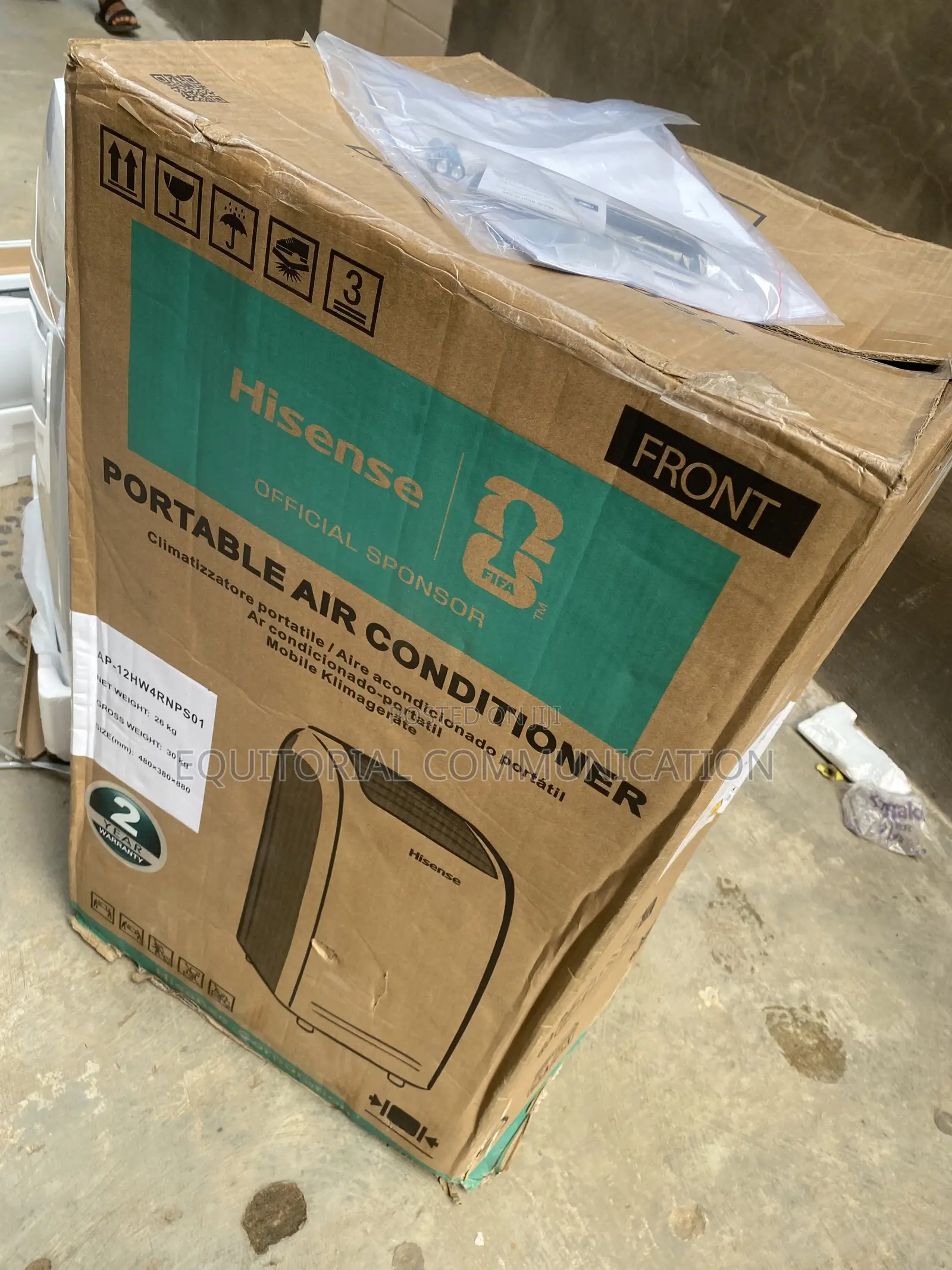 Hisense Mini Portable AC 1.5hp Non-Inverter Technology - EQUITORIAL ...