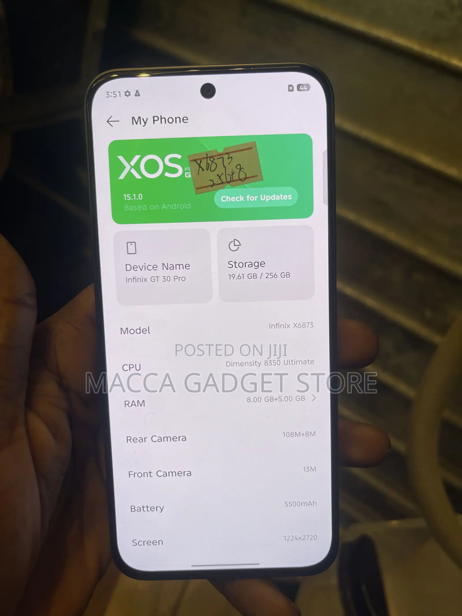 Infinix GT 30 Pro 5G 256 GB Silver