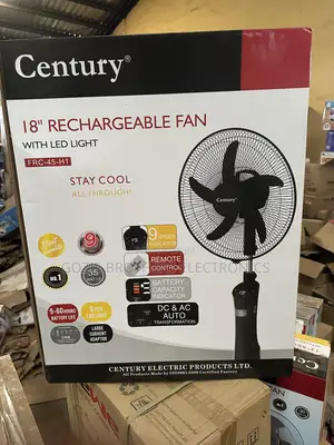 Century Rechargeable Standing Fan