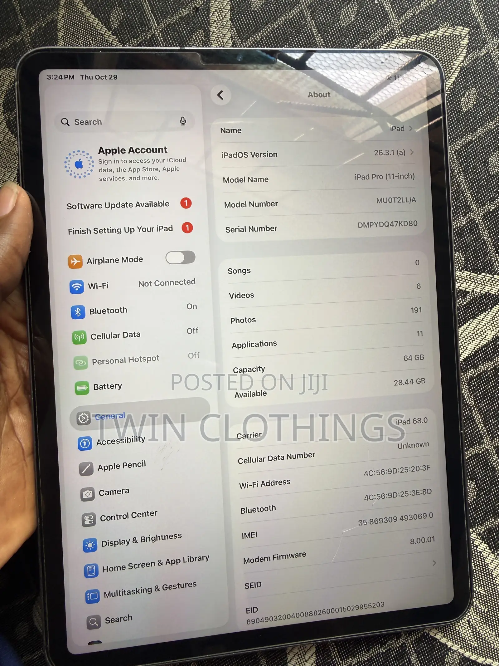 Apple iPad Pro 11 (2018) 64 GB Gray