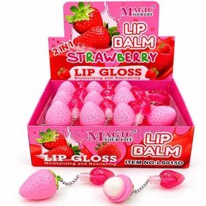 2-in-1 Strawberry Lip Balm & Lip Gloss