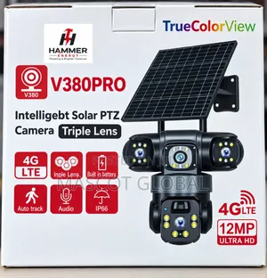 Triple Lens Wireless Solar Camera