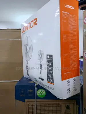 Lontor 18-Inch Electric Fan With Rechargeable Battery