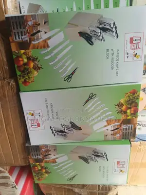 10 PCS Set of Kitchen Knives Pure Stainless Steel Good Quality