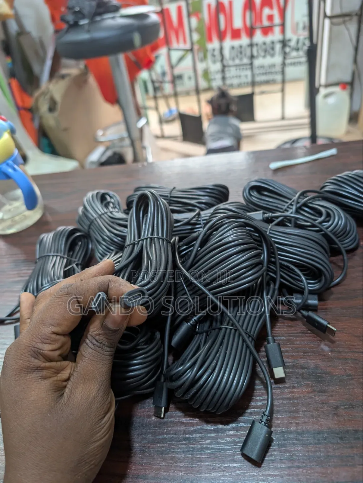5m Type Make to Type C female.cable Extension for Panel and Camera
