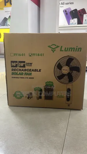 Lumin Rechargeable 18 Inch Fan