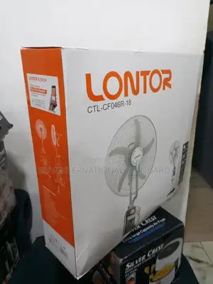 Household Cooling Solution Lontor 18-Inch Rechargeable Fan