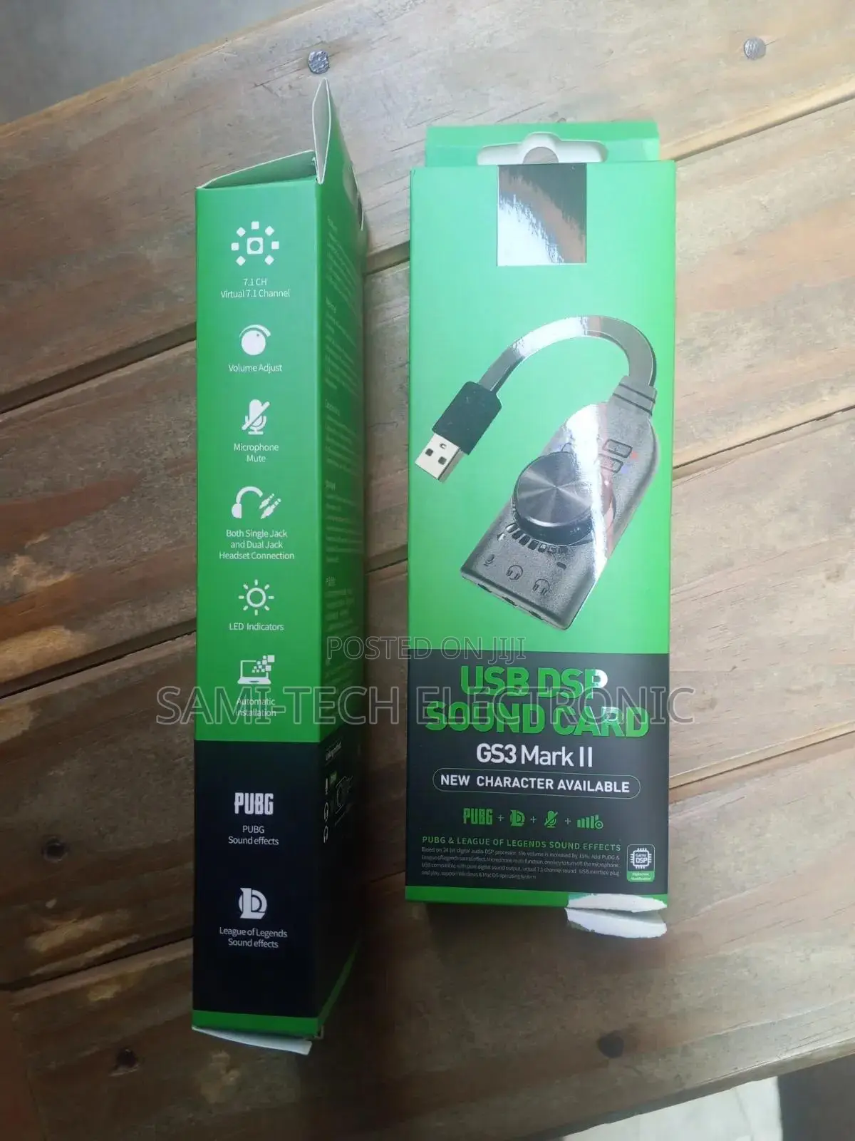 Big Sound Card With Volume Controller Switch