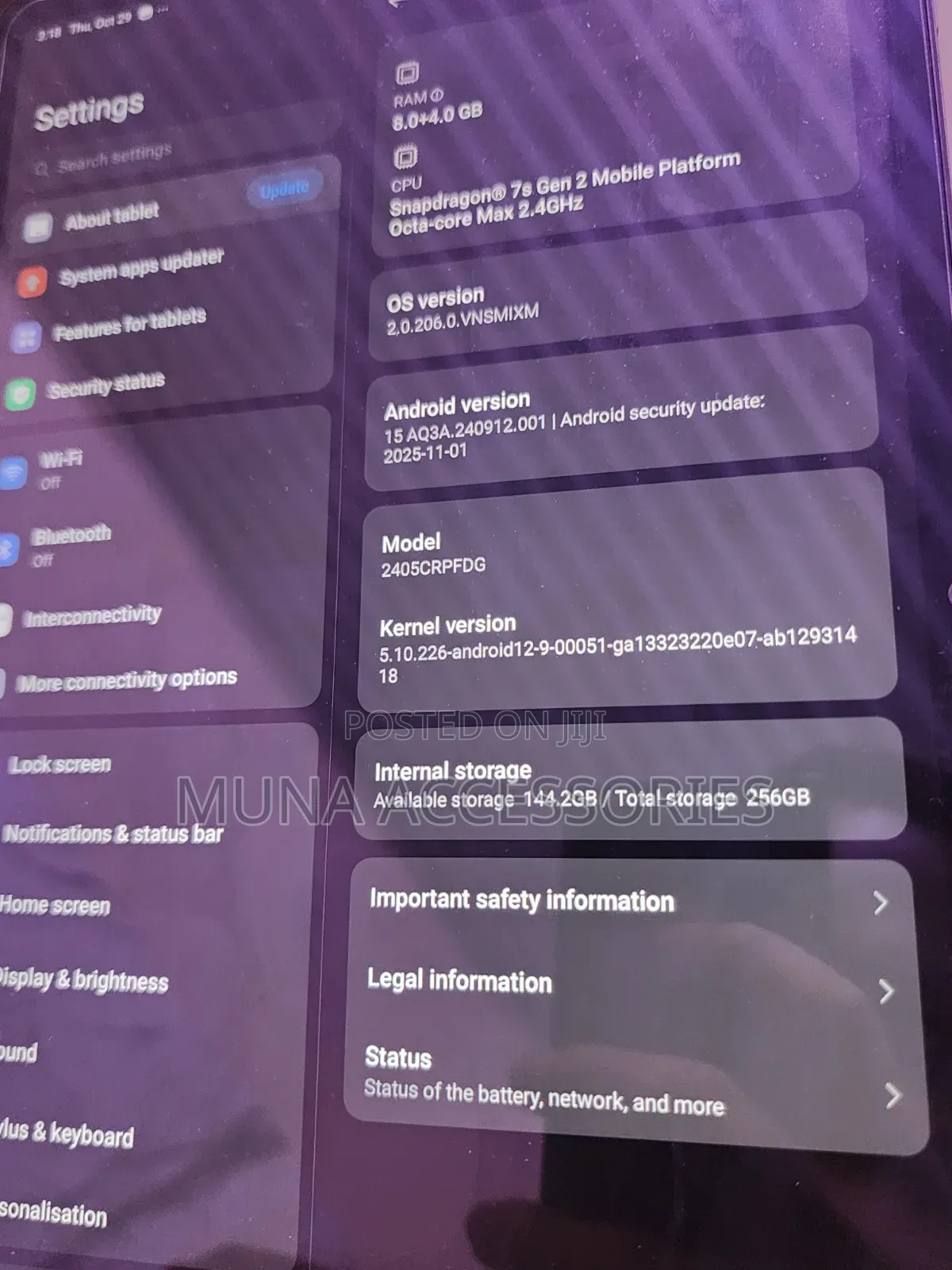 Xiaomi Redmi Pad Pro 256 GB Gray
