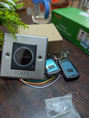 Infrared Sensor No-Touch Exit Button With 2 Remote for Access Control