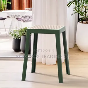 A Modern Plastic Side Stool ( Green)