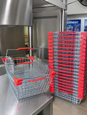 Commercial Metal Wire Shopping Basket