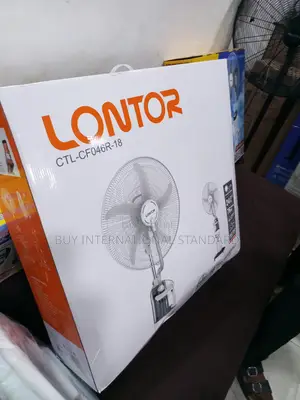 Lontor 18-Inch Battery-Powered Cooling Fan for Home Use