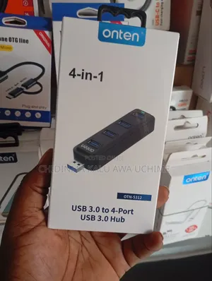 Onten USB 3.0 to 4-Port USB Hub Ont,-5312