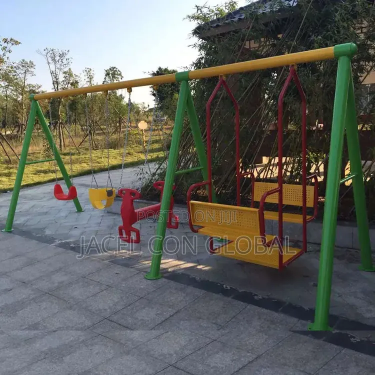 Children Playground 3 in Swing Set