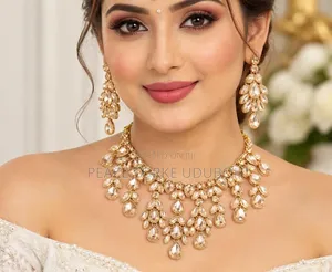 Champagne Teardrop Luxury Jewelry Set Available