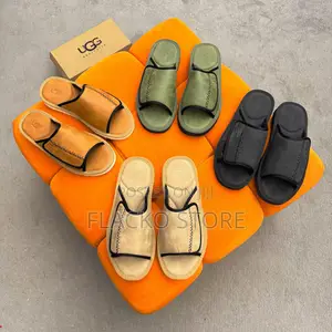 Premium Ugg Velcro Strap Slides
