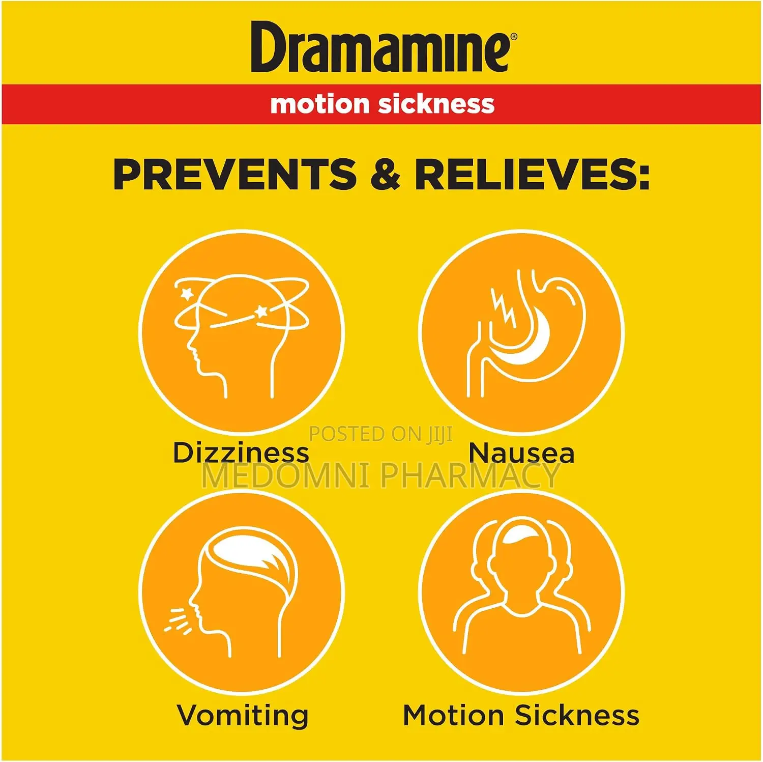 Dramamine Motion Sickness Relief Chewable Tablets - 8 Count