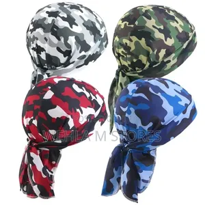 Urban Camouflage Durag, Pirate Cap, Skull Cap, or Helmet Liner