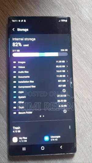 Samsung Galaxy Note 10 Plus 256 GB Gold