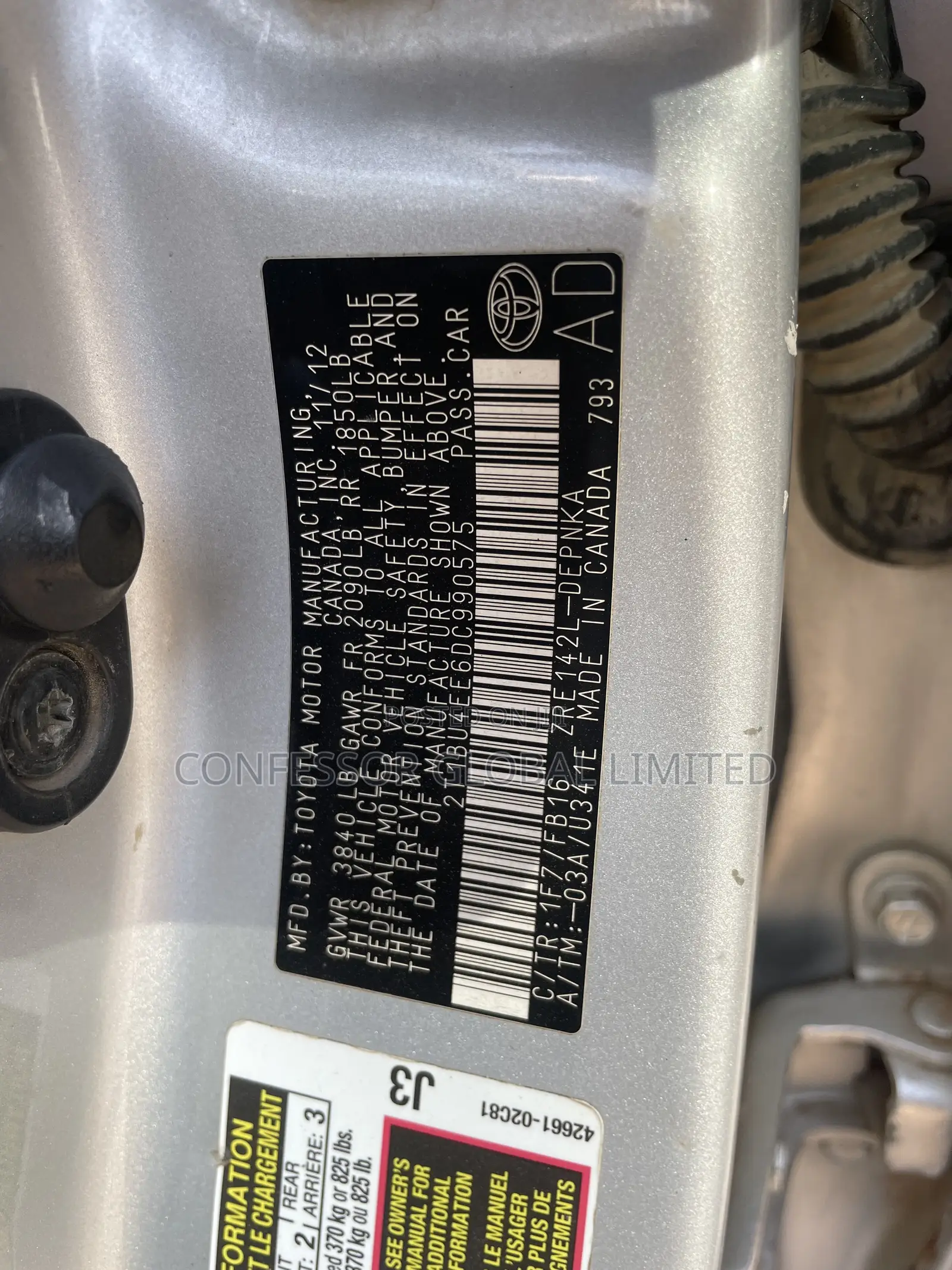 Toyota Corolla 2013 Silver