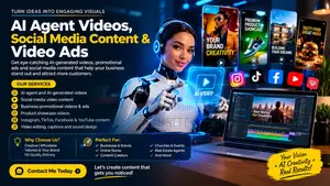 AI Agent Videos, Social Media Content & Video Ads