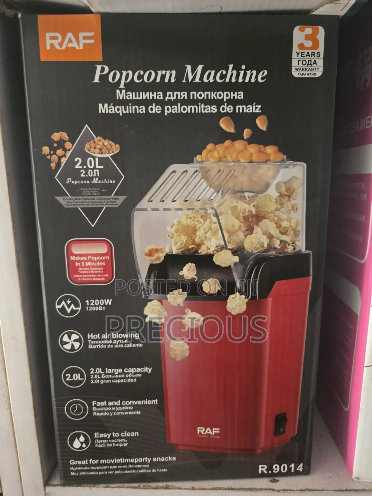 Raf Popcorn Machine