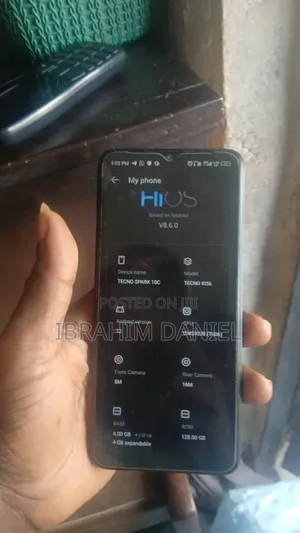 Tecno Spark 10C 128 GB Silver