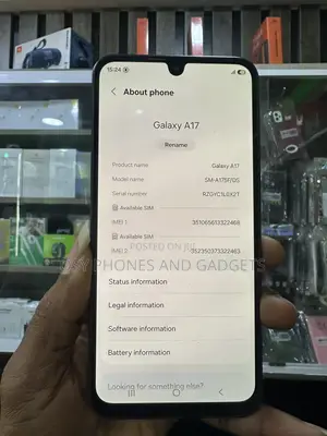 Samsung Galaxy A17 128 GB Black