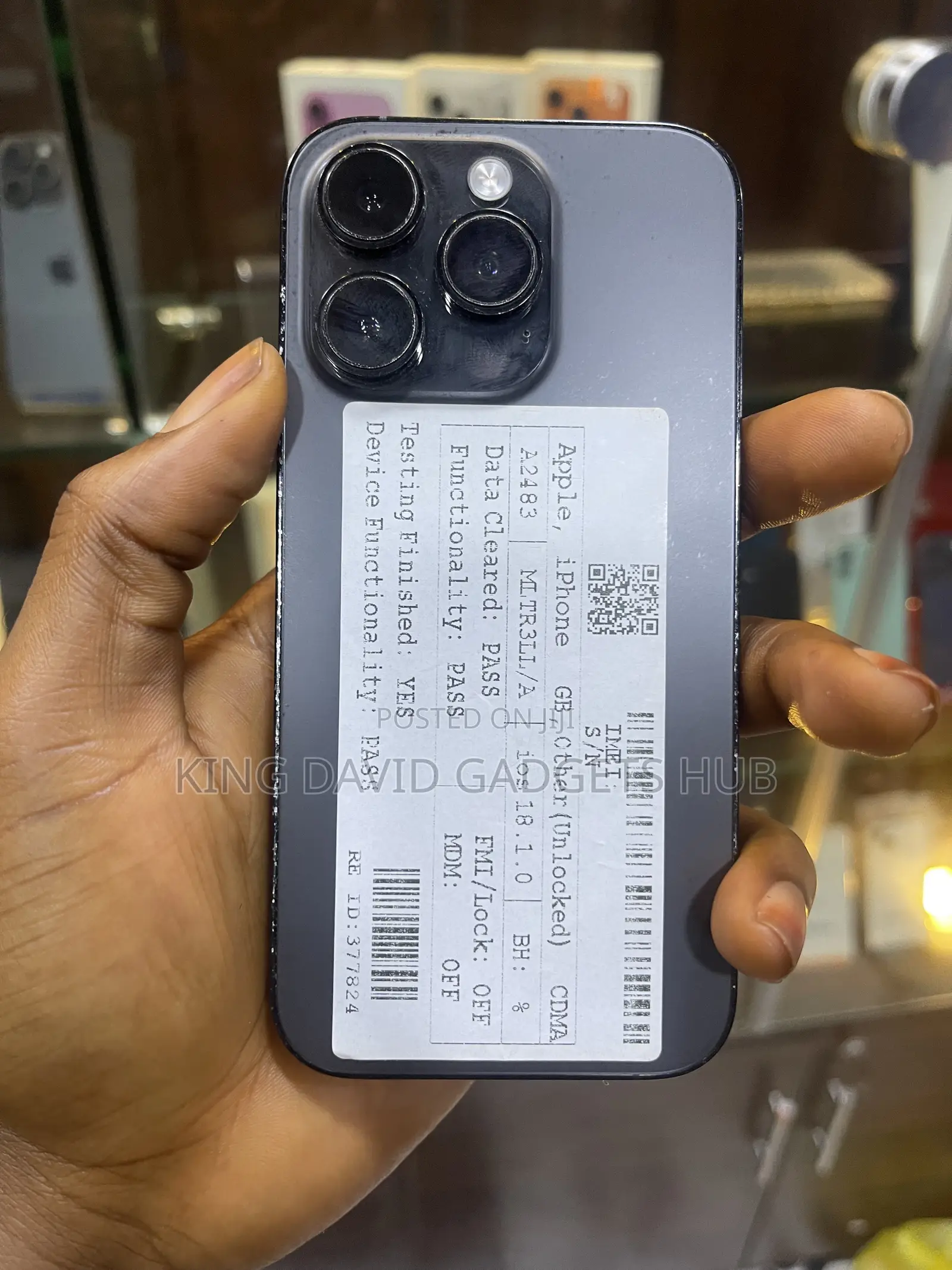 Apple iPhone 14 Pro 256 GB Black