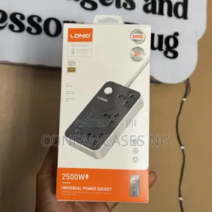 LDNIO 2500W 3 Ways Extension With Fast Charging Type C and USB PORT