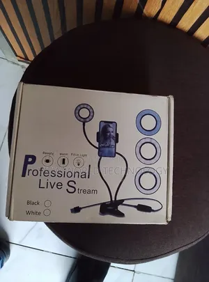 Phone Tripod With Ring Light