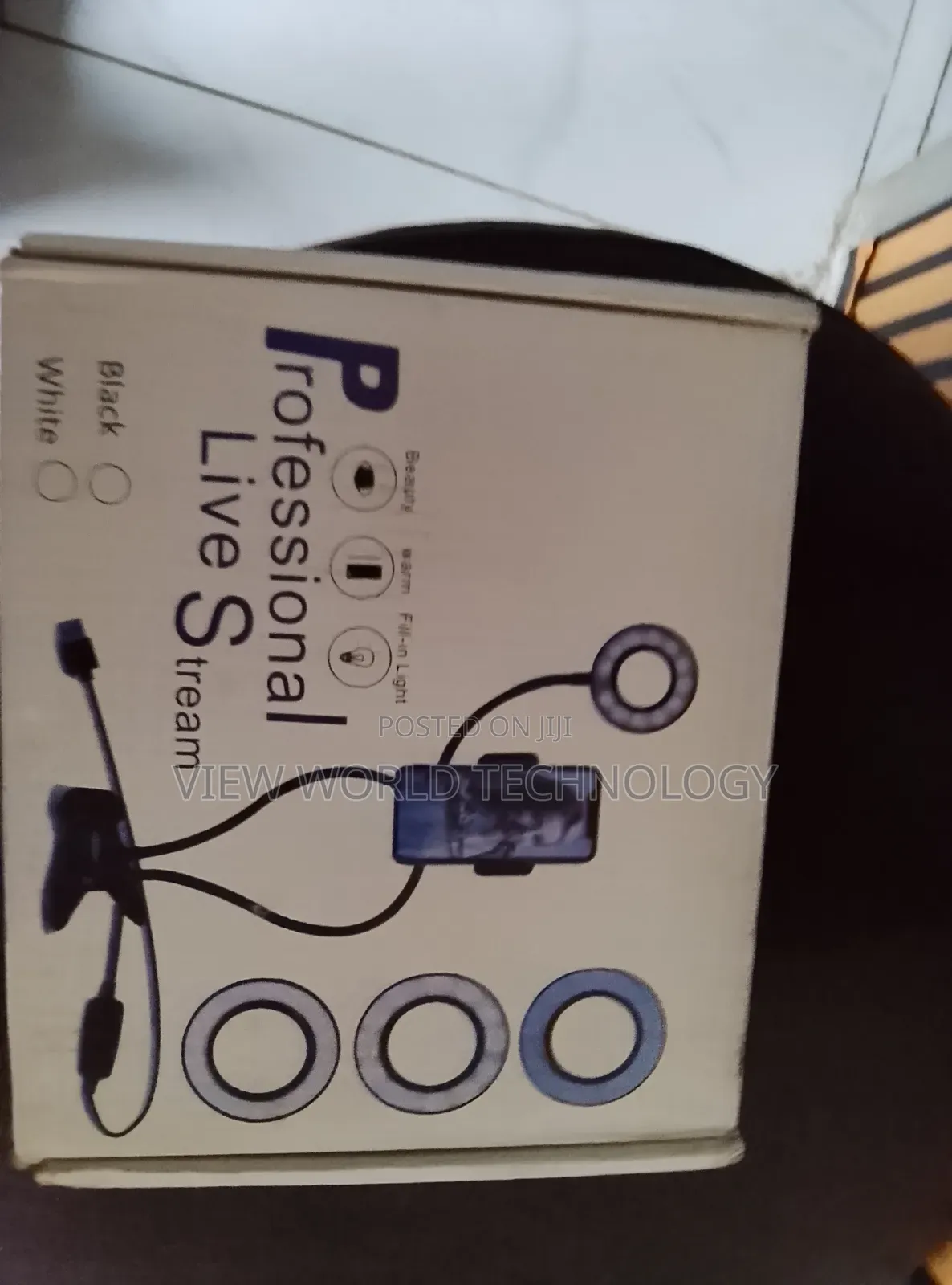 Phone Tripod With Ring Light