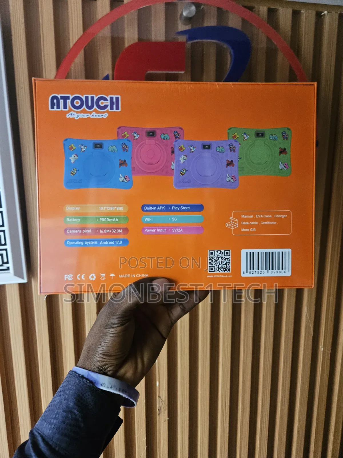 New Atouch KT37 512 GB Blue