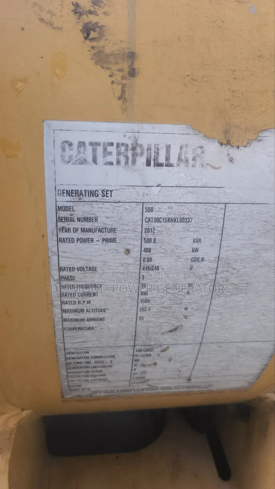 500kva Main Coil Alternator
