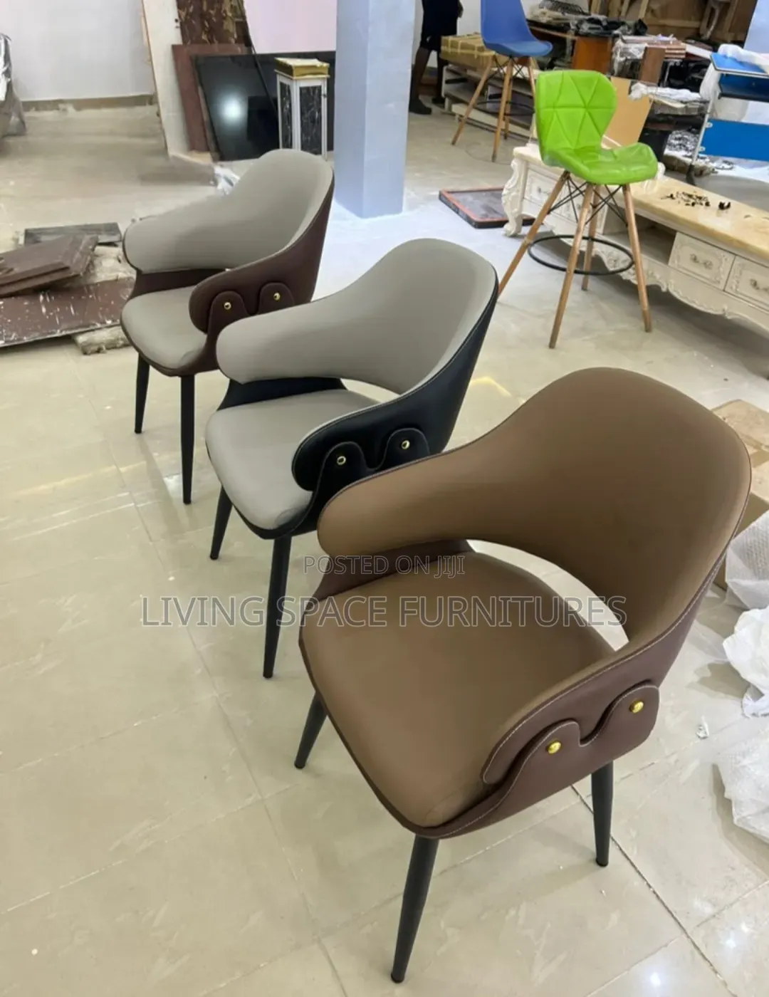 Strong Leather Dining Chair