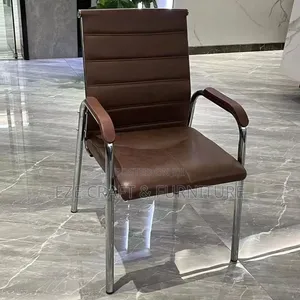 4leg Full Leather Guest Offfice Chair