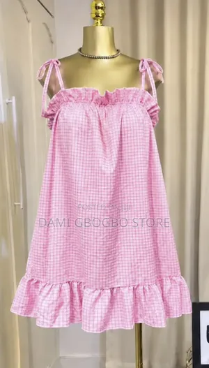 Breezy Ruffle Babydoll Mini Dress,Heatwave Ready(wholesale/ Bulk)