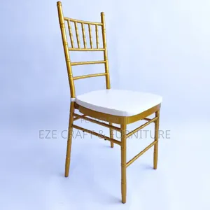 Luxury Gild Plated Chiavari Event Chair