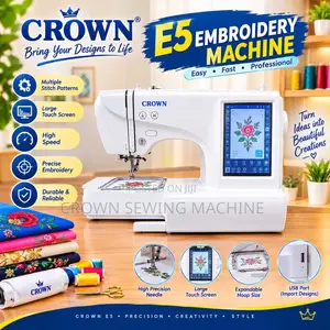 E5 Embroidery Machine