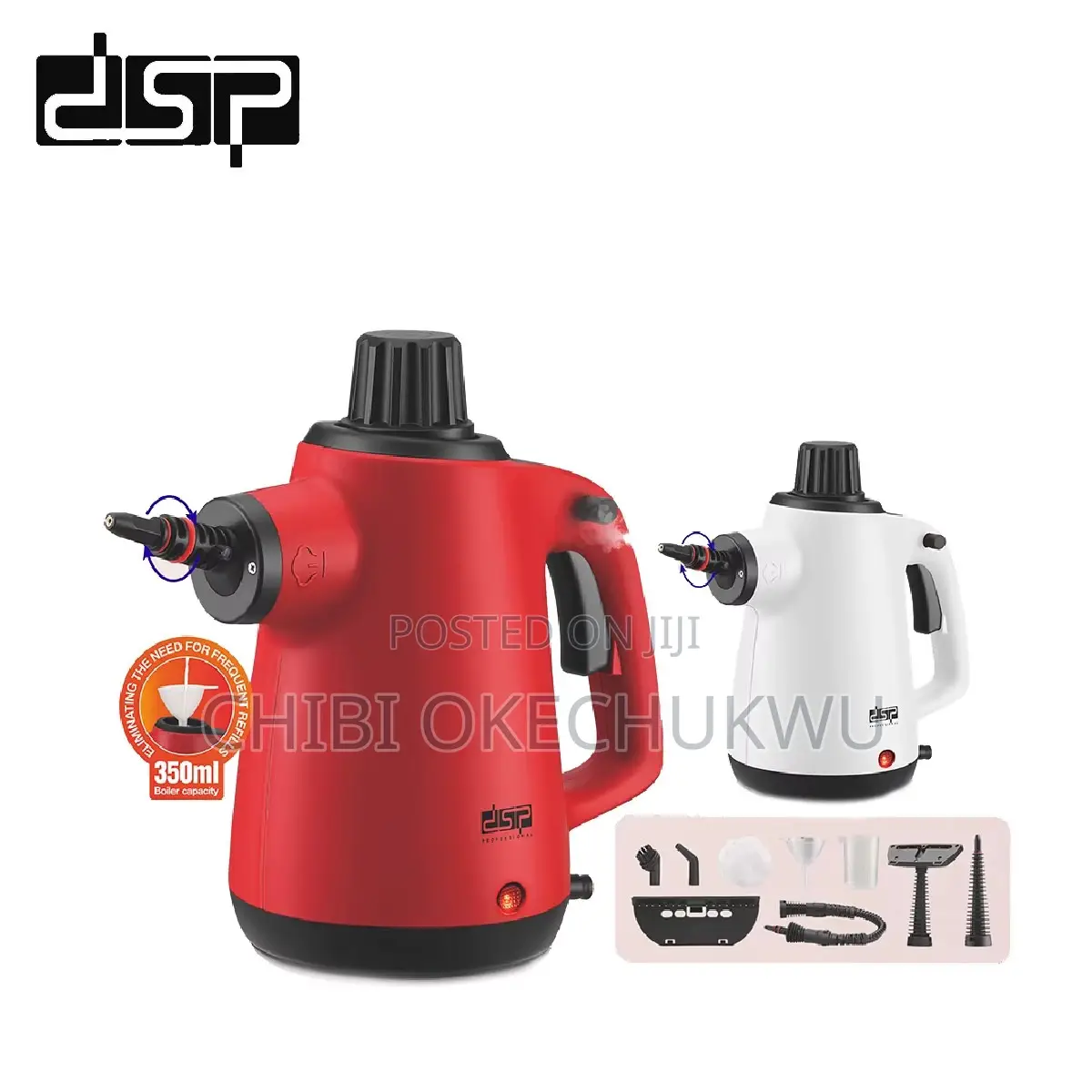 DSP 10-in-1 Handheld Steam Cleaner