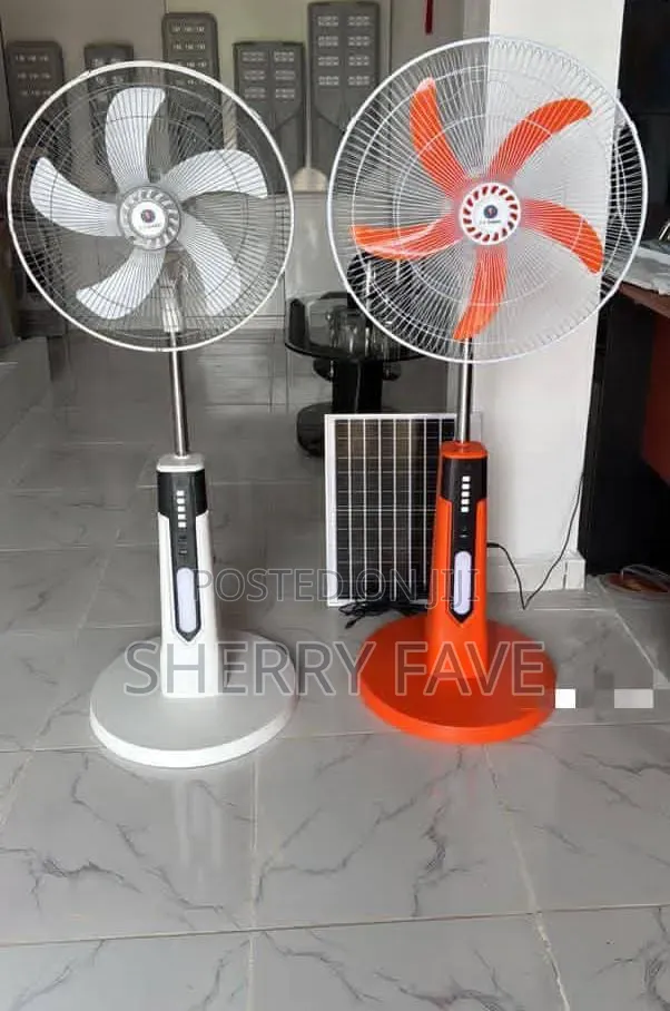 Easy Power 18-Inch Rechargeable Fan AC/DC With Remote & LED Light