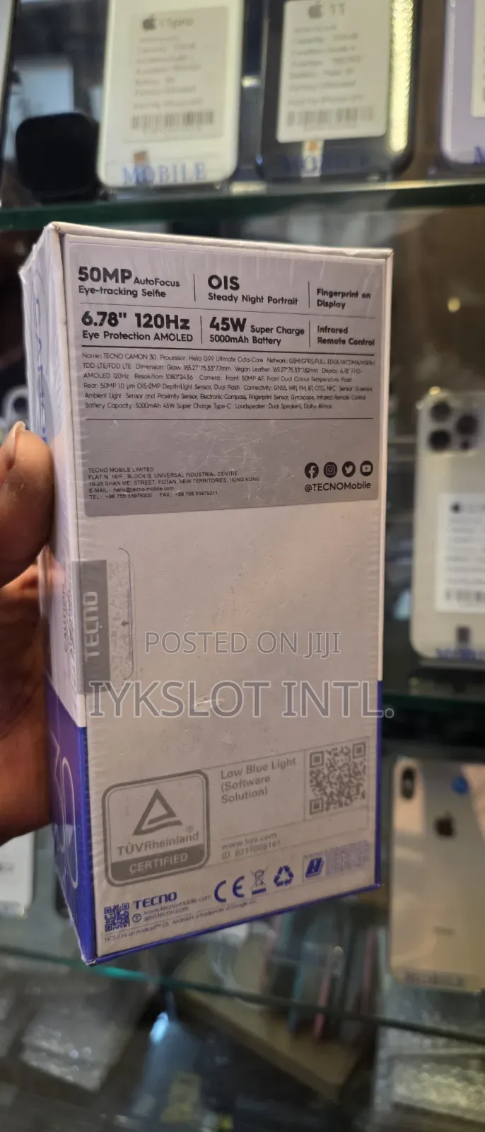New Tecno Camon 30 256 GB Black