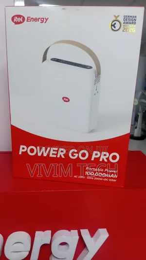 Itel Portable Power Go Pro 100,000mah Ac220v 50Hz 200w + DC 133W