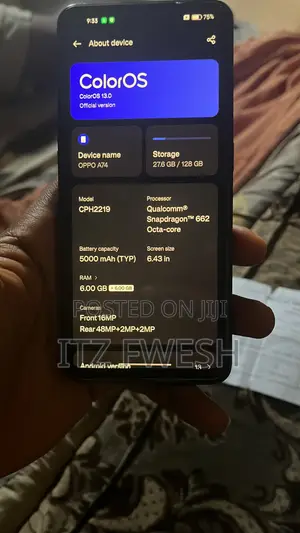 Oppo A74 128 GB Blue
